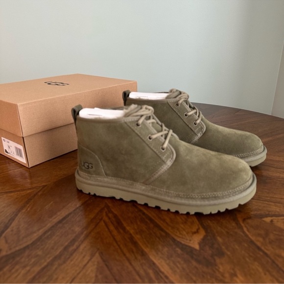 UGG Women’s Neumel Suede Chukka Boots in Burnt Olive - Picture 1 of 8